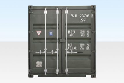 20FT SHIPPING CONTAINER (ONE TRIP) DARK GREEN (RAL 6007)
