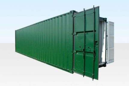 30FT X 8FT SHIPPING CONTAINER (ONE TRIP) – CUT DOWN